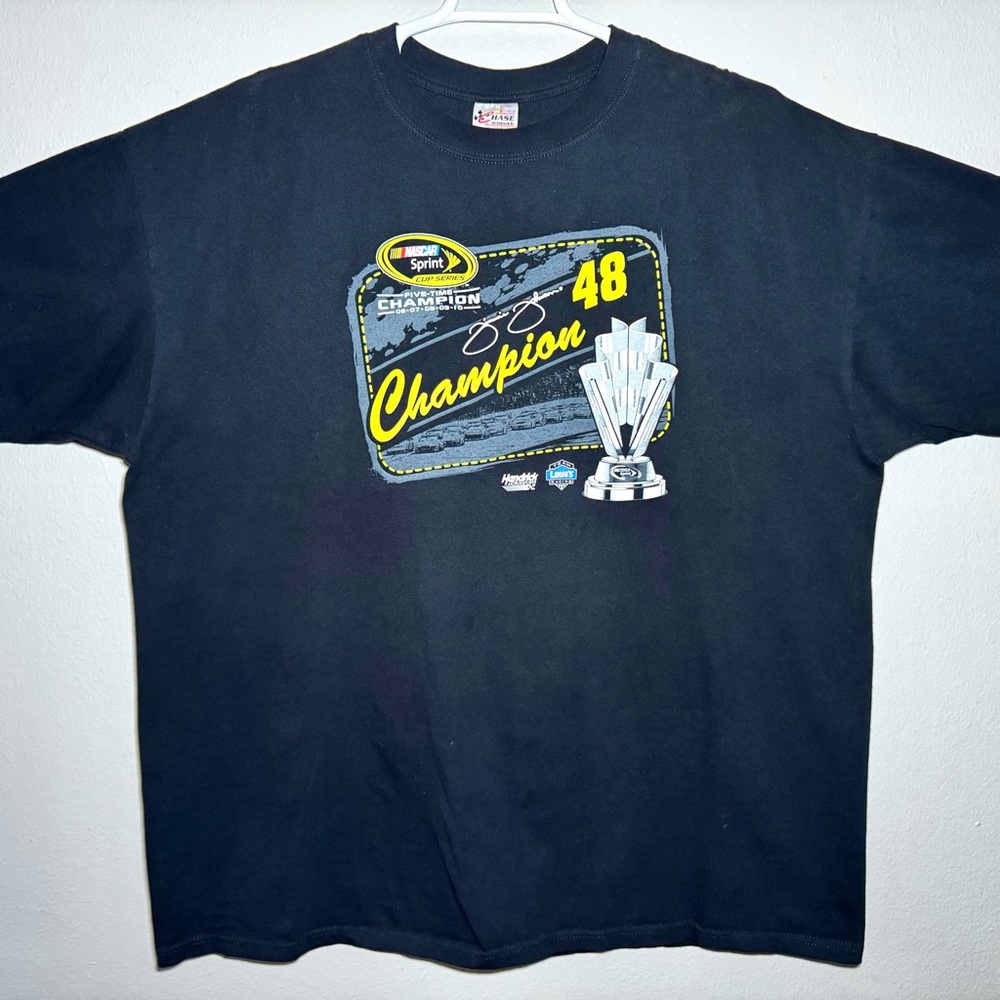 Chase Authentics Jimmie Johnson Sprint Cup Series NASCAR T-Shirt 3XL Black